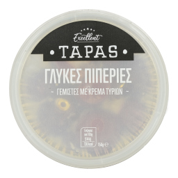 Γλυκές Πιπεριές Γεμιστές με Κρέμα Τυριών 150g