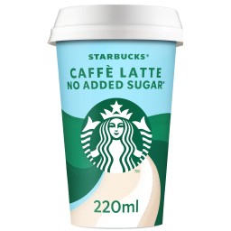 Ρόφημα Καφέ Latte Χωρίς Προσθήκη Ζάχαρης 220ml