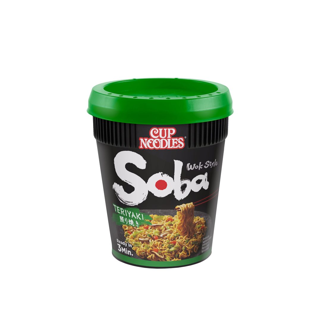 NISSIN SOBA ΝΟΥΝΤΛΣ CUP ΤΕΡΙΓΙΑΚΙ 90ΓΡ