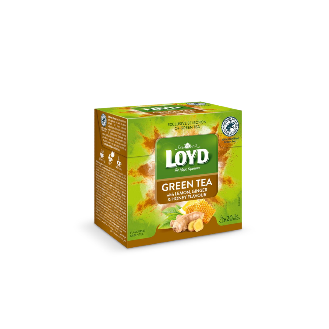 LOYD ΠΡΑΣ.ΤΣΑΙ ΛΕΜ.ΜΕΛΙ,GINGER ΠΥΡ.20*2ΓΡ