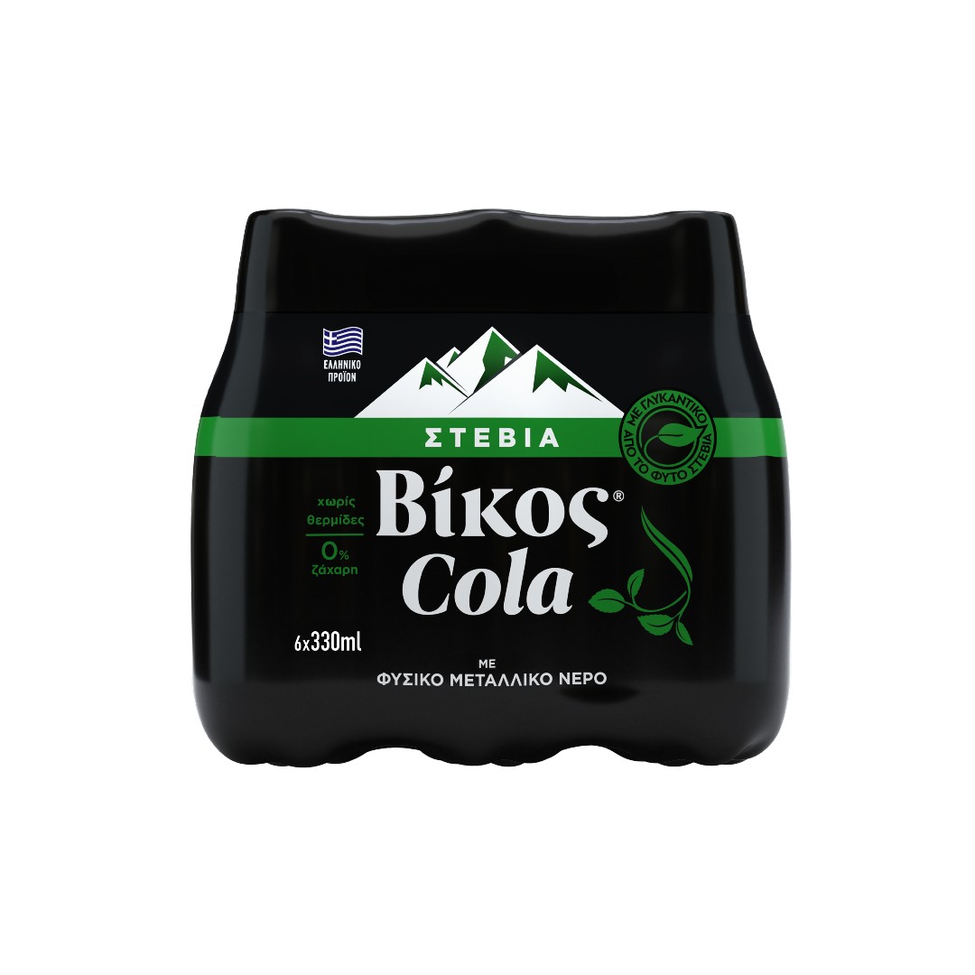 ΒΙΚΟΣ COLA STEVIA PET 6*330ML