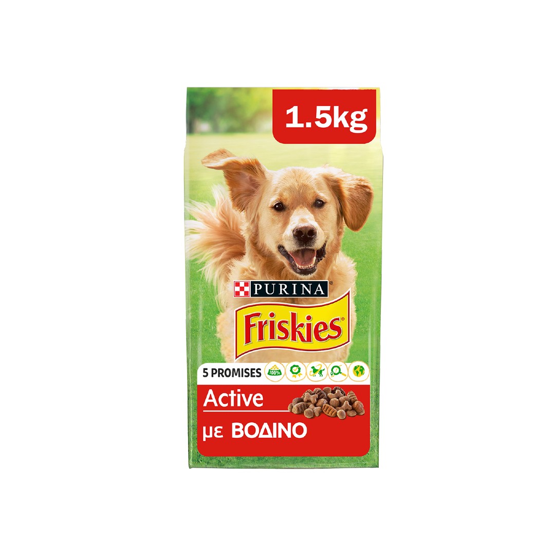 FRISKIES ΞΗΡA ΣΚΥΛΟΤΡΟΦΗ ACTIVE 1.5K.