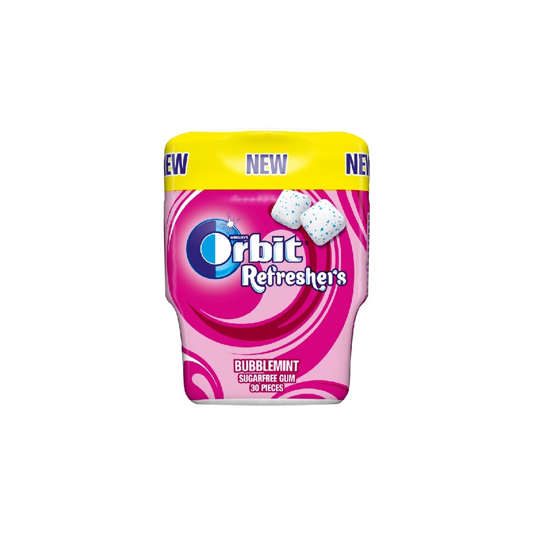 ORBIT ΤΣΙΧΛΕΣ REFRESHER΄S BUBBLEMINT ΜΠΟΥΚΑΛΙ 67ΓΡ