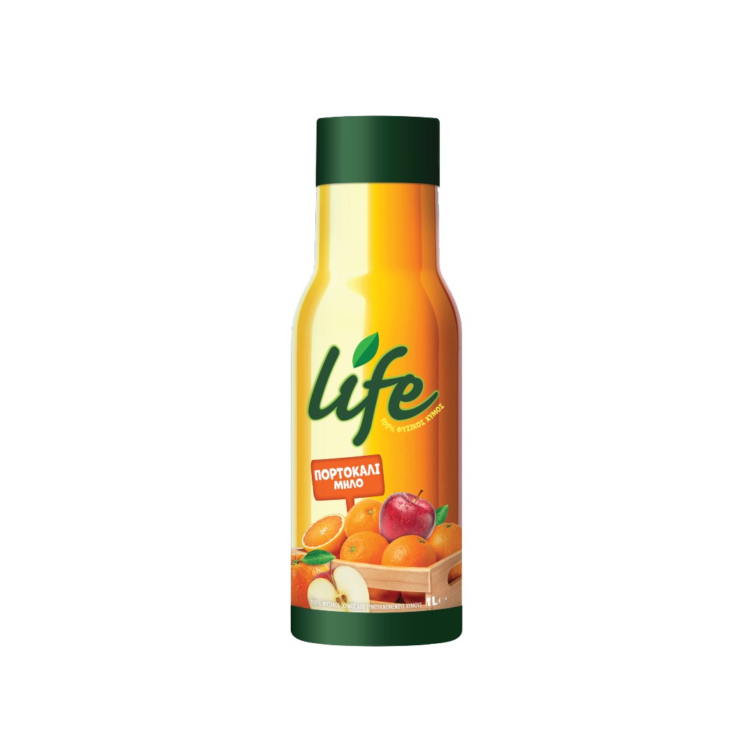 LIFE ΠΟΡΤΟΚΑΛΙ ΜΗΛΟ 1L