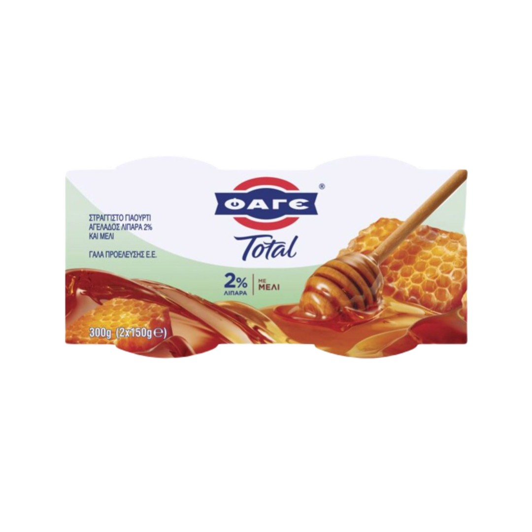 ΦΑΓΕ TOTAL 2% ΜΕΛΙ 2X150ΓΡ