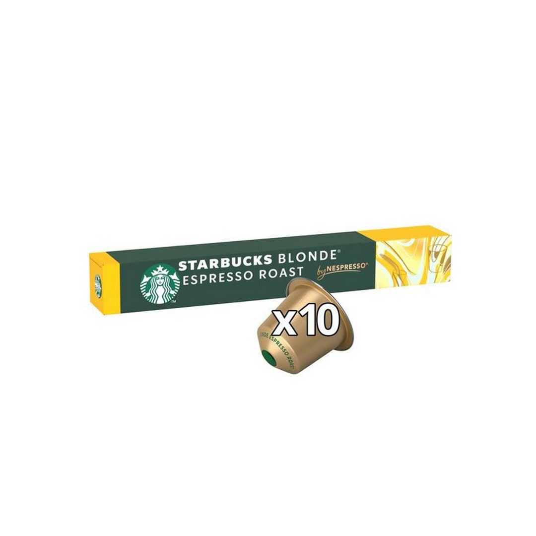STARBUCKS CAPS BLONDE ESPR. BY NESPRESSO 10*5.3ΓΡ