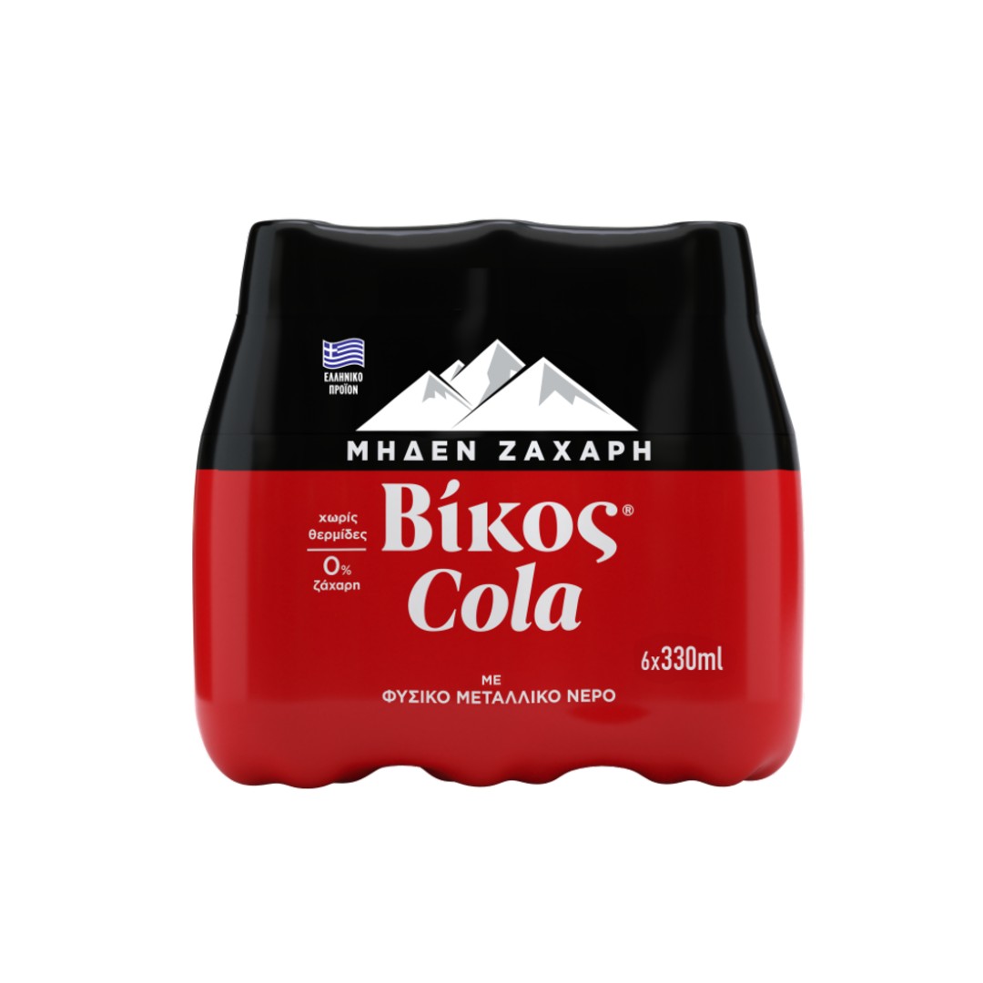 ΒΙΚΟΣ COLA ZERO PET 6*330ML