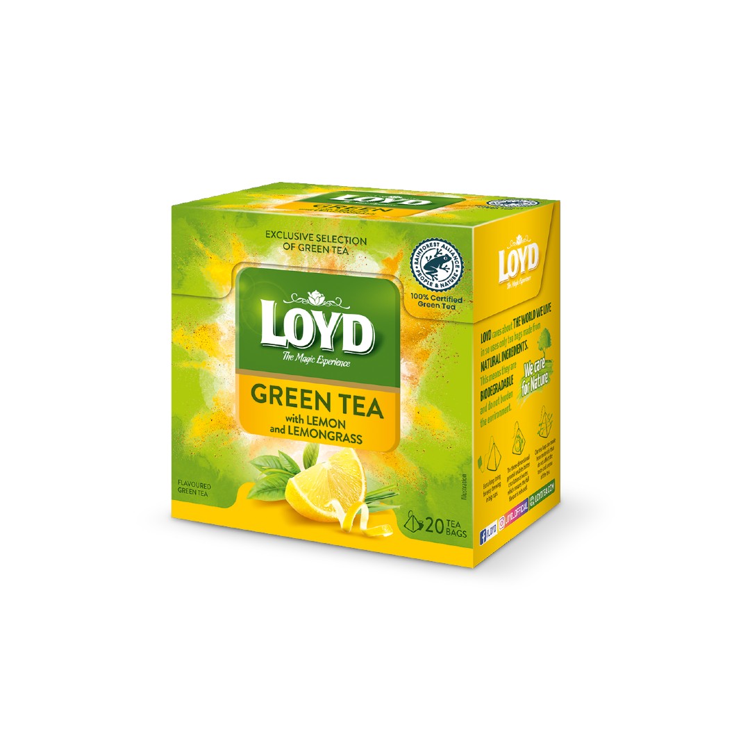 LOYD ΠΡΑΣΙΝΟ ΤΣΑΙ LEMON&LEMONGRASS 20*1,5ΓΡ