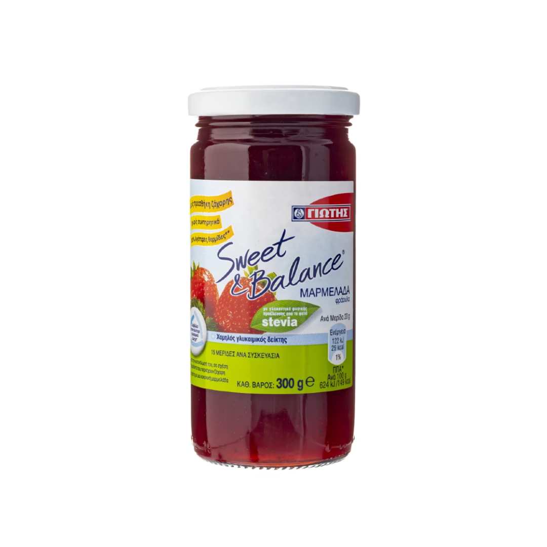SWEET & BALANCΕ ΜΑΡΜΕΛΑΔΑ ΦΡΑΟΥΛΑ 300ΓΡ