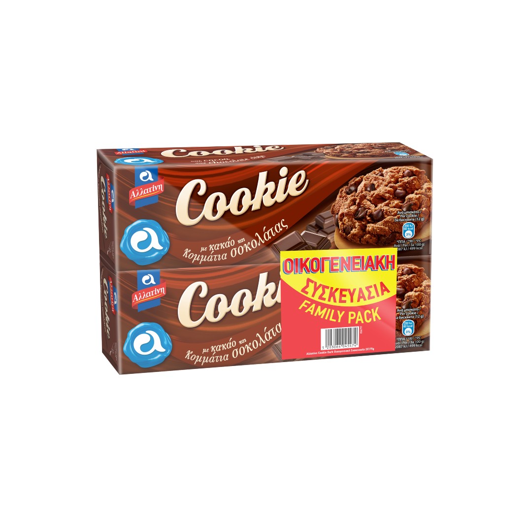 ΑΛΛΑΤΙΝΗ COOKIE ΜΑΥΡΗ ΣΟΚ.ΟΙΚ.ΣΥΣΚ.2*175ΓΡ