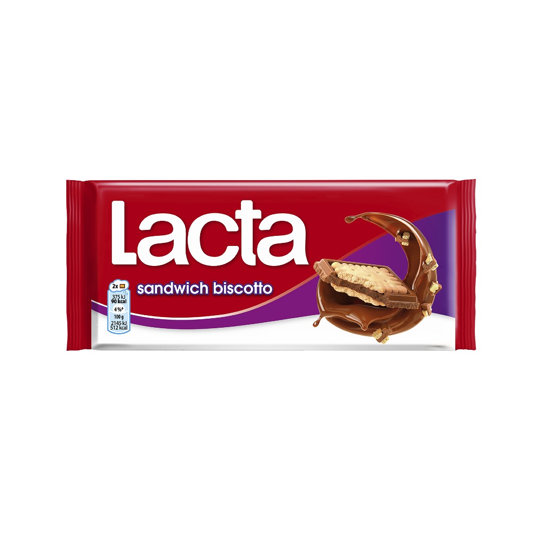 LACTA ΣΟΚΟΛΑΤΑ BISCOTTO 87ΓΡ