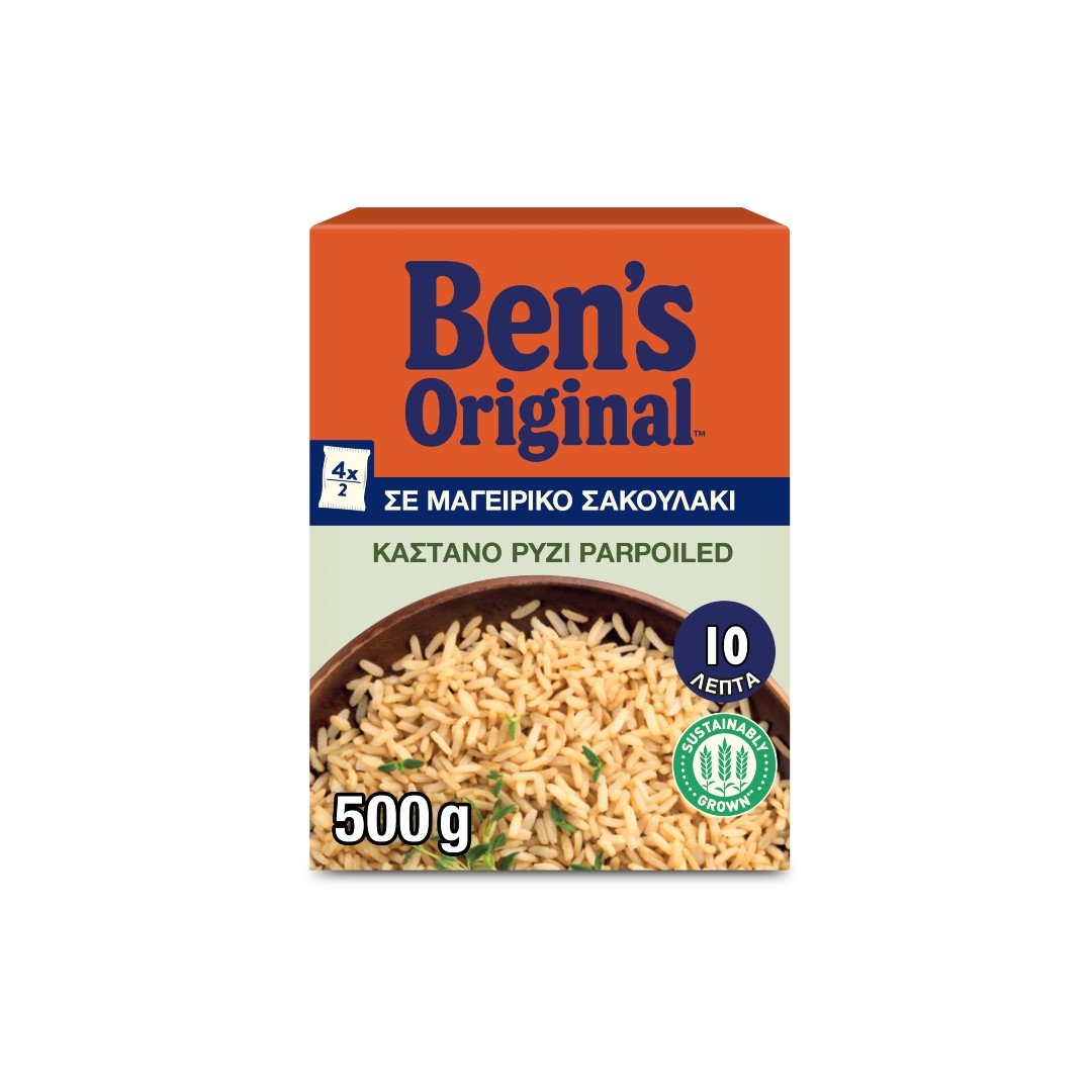 BEN?S ORIGINAL ΡΥΖΙ ΚΑΣΤΑΝΟ ΣΕ ΣΑΚΟΥΛΑΚΙ 500ΓΡ