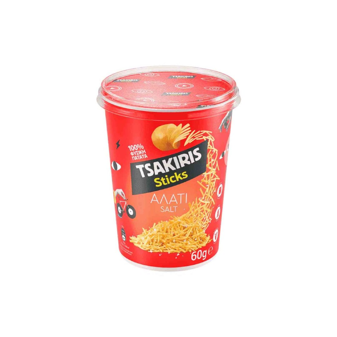 TSAKIRIS CHIPS STICKS CUP 60ΓΡ