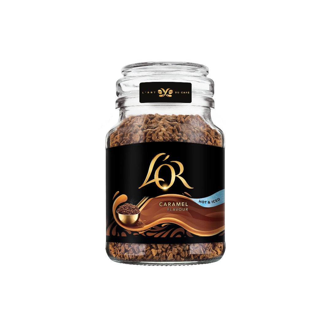 L OR FLAVOR SMOOTH CARAMEL INSTANT 100ΓΡ