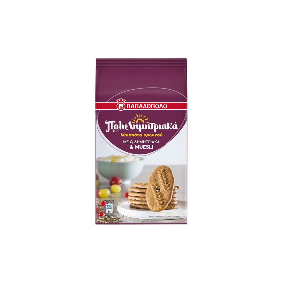 ΠΑΠΑΔ/ΛΟΥ ΜΠΙΣΚ.ΠΟΛΥΔΗΜ/ΚΑ MUESLI 175ΓΡ