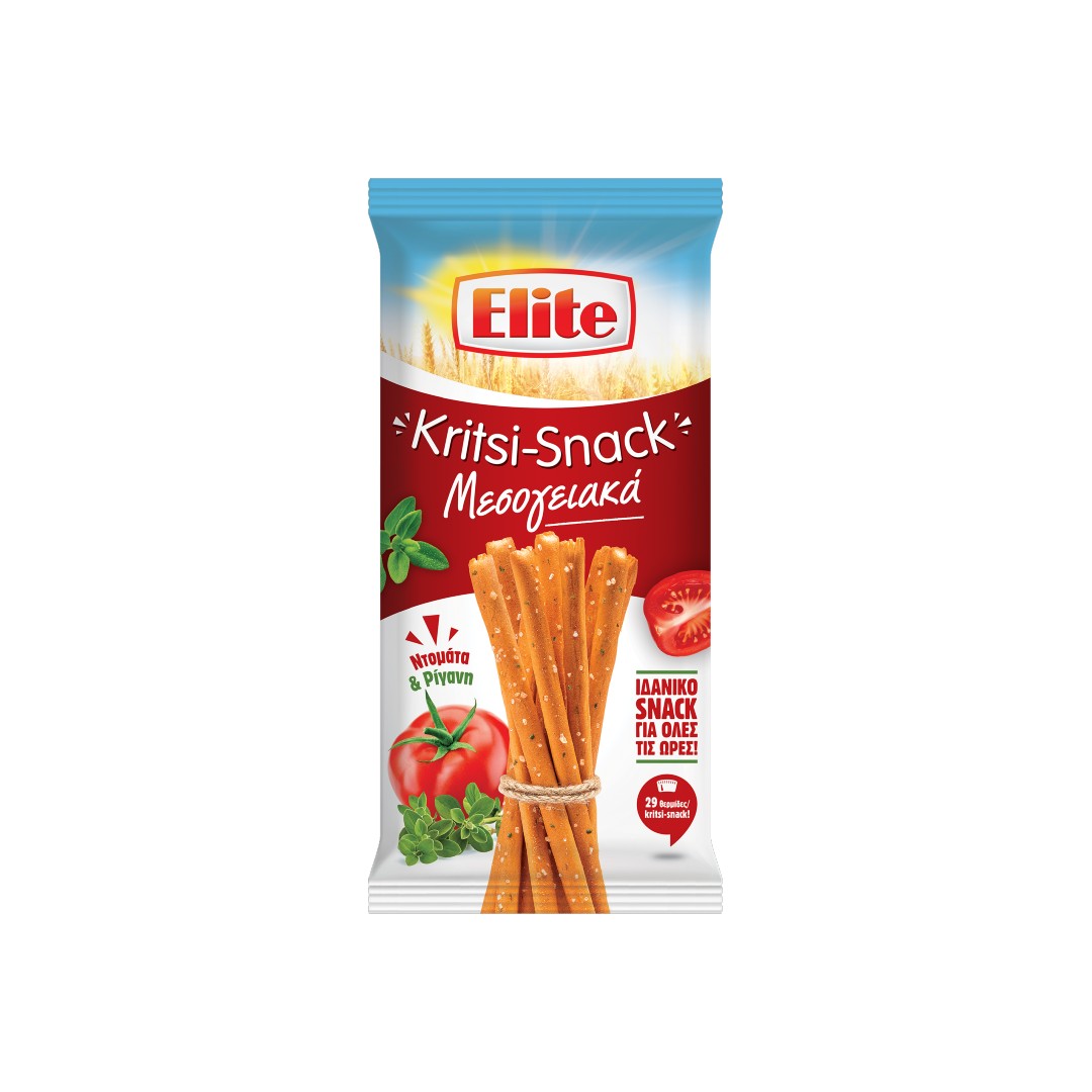 ELITE KRITSI-ΣΝΑΚ ΜΕΣΟΓ. ΝΤΟΜΑΤΑ & ΡΙΓΑΝΗ 125ΓΡ