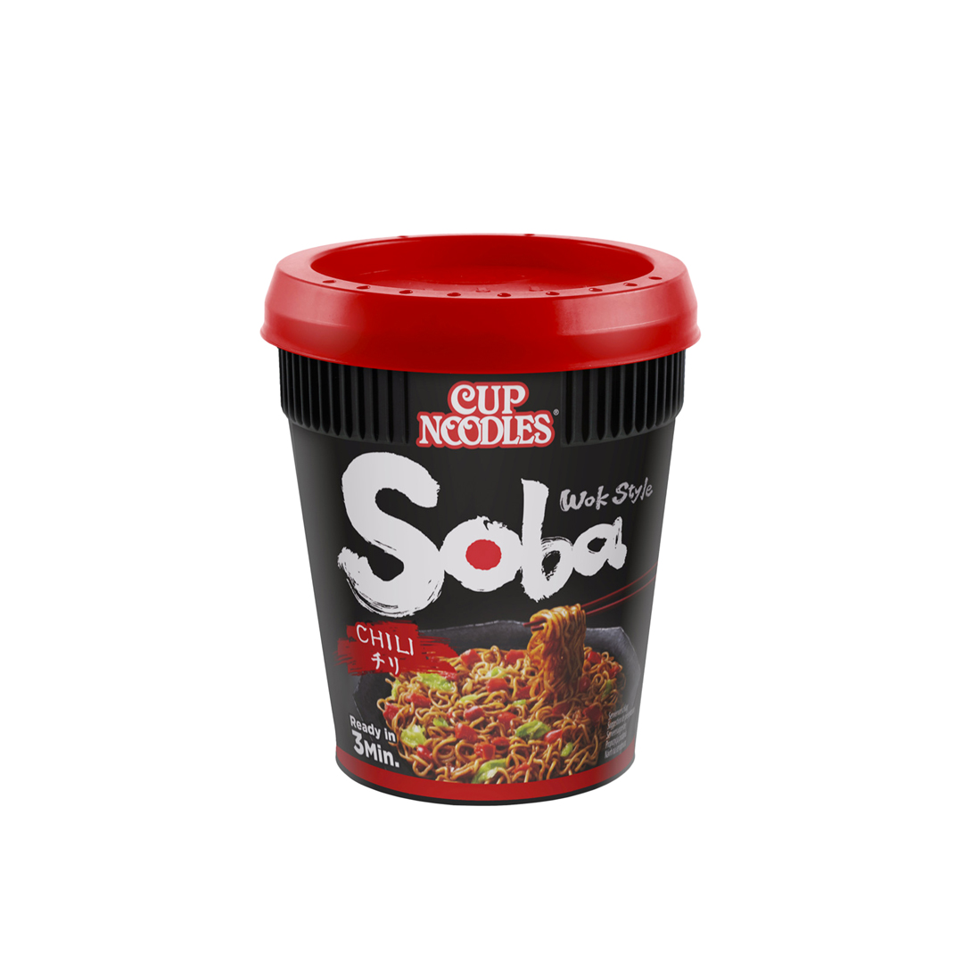 NISSIN SOBA ΝΟΥΝΤΛΣ CUP ΤΣΙΛΙ 92ΓΡ