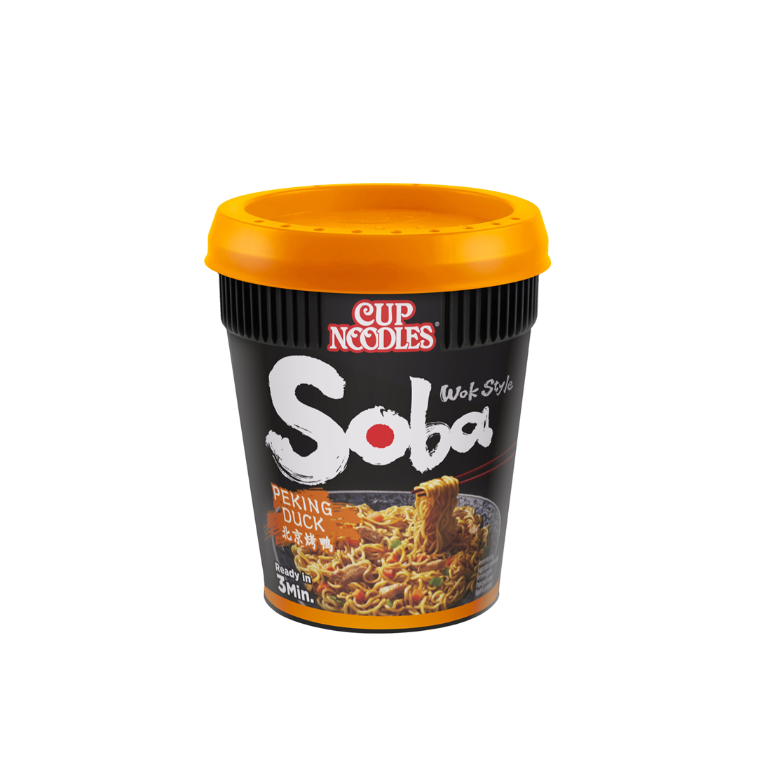 NISSIN SOBA ΝΟΥΝΤΛΣ CUP ΠΑΠΙΑ ΠΕΚΙΝΟΥ 87ΓΡ