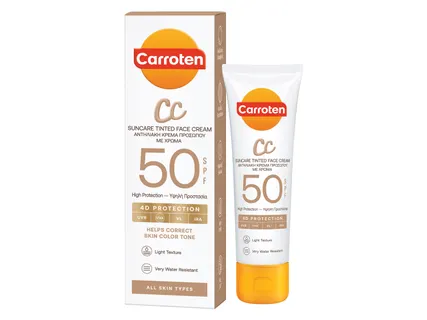 Carroten Αντηλιακή κρέμα προσώπου CC SPF 50