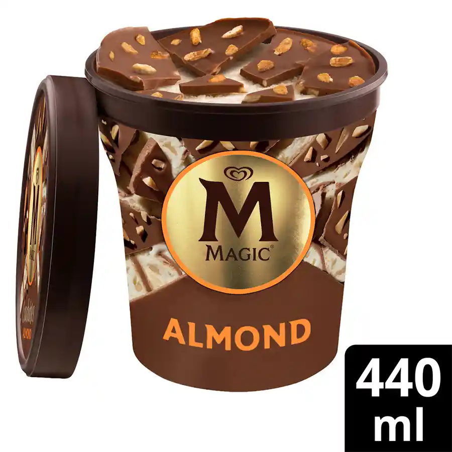 Algida Magic Παγωτό Αμύγδαλο 299γρ./440ml.