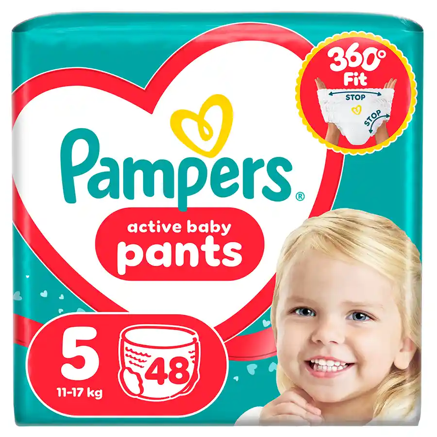 Pampers Pants Πάνες Βρακάκι No5 (11-17kg.) Jumbo Pack 48τεμ.