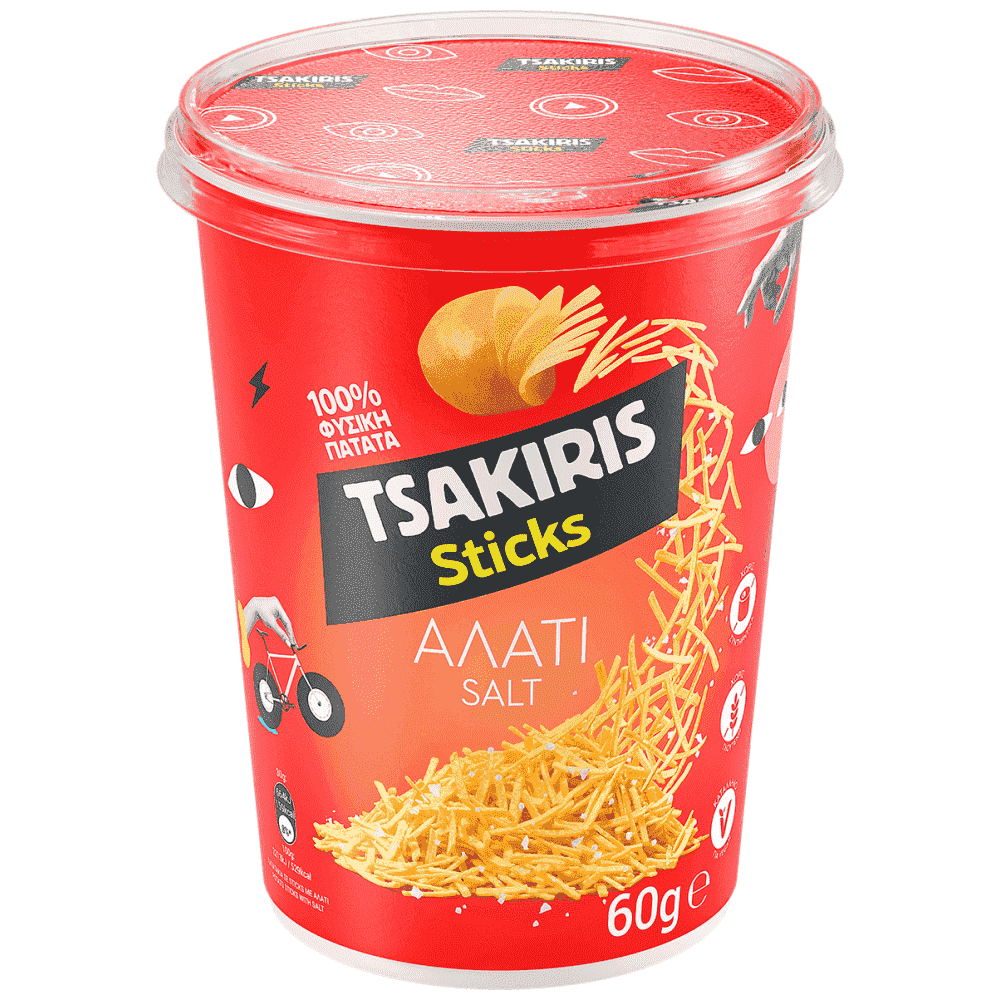 Tsakiris Sticks Cup Αλάτι 60gr