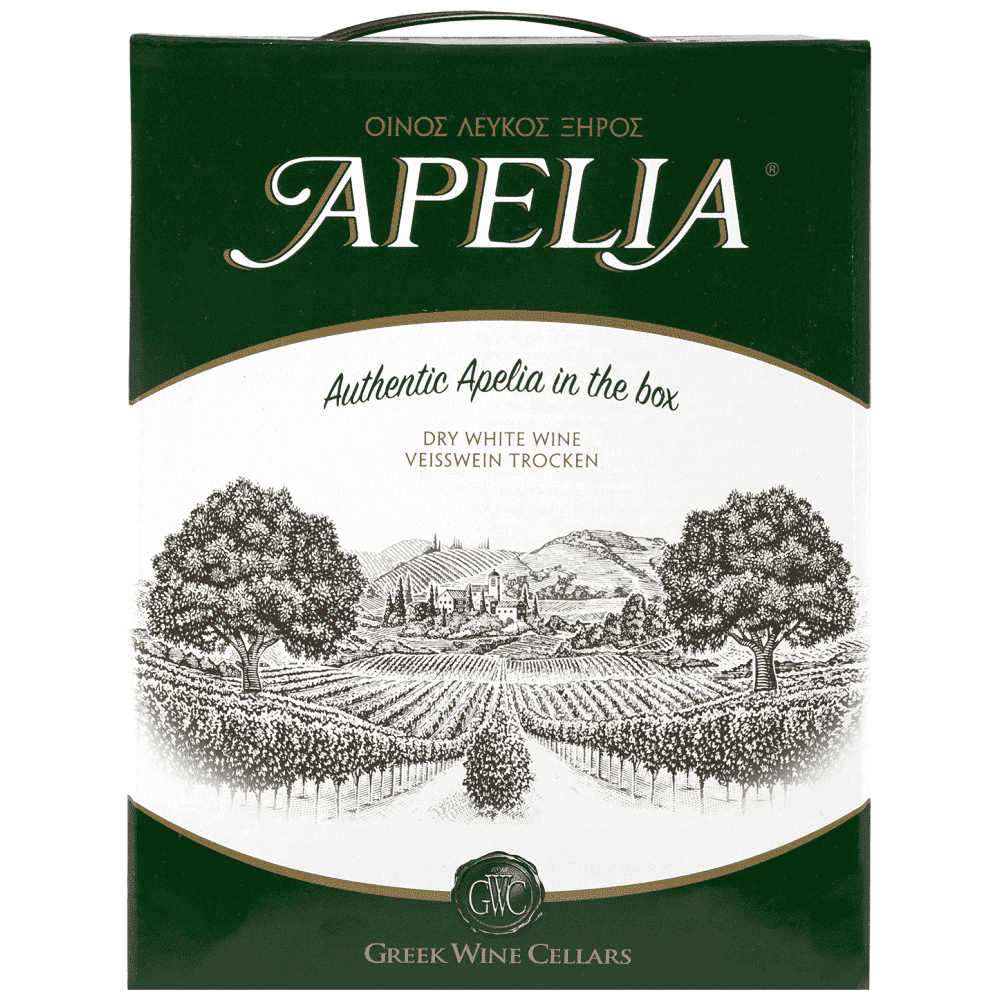 Apelia Λευκός Οίνος Σε Ασκό 3 lt