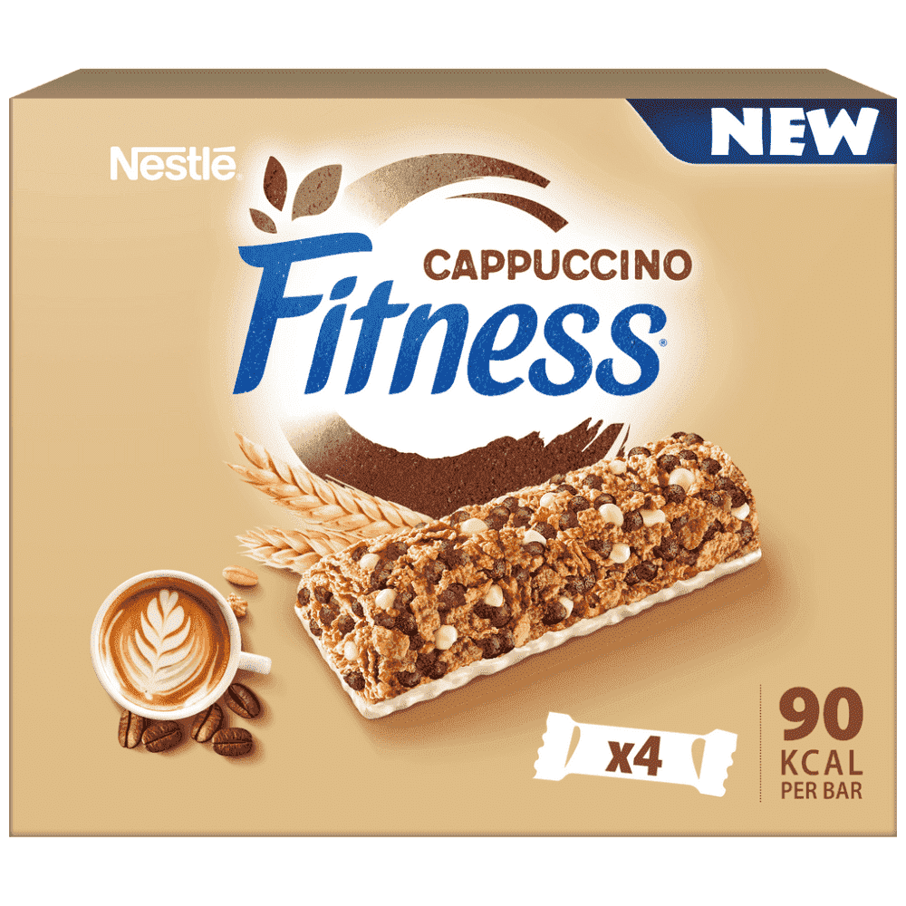 Nestle Fitness Bars Cappuccino Cerbr 4τεμ 23,5gr