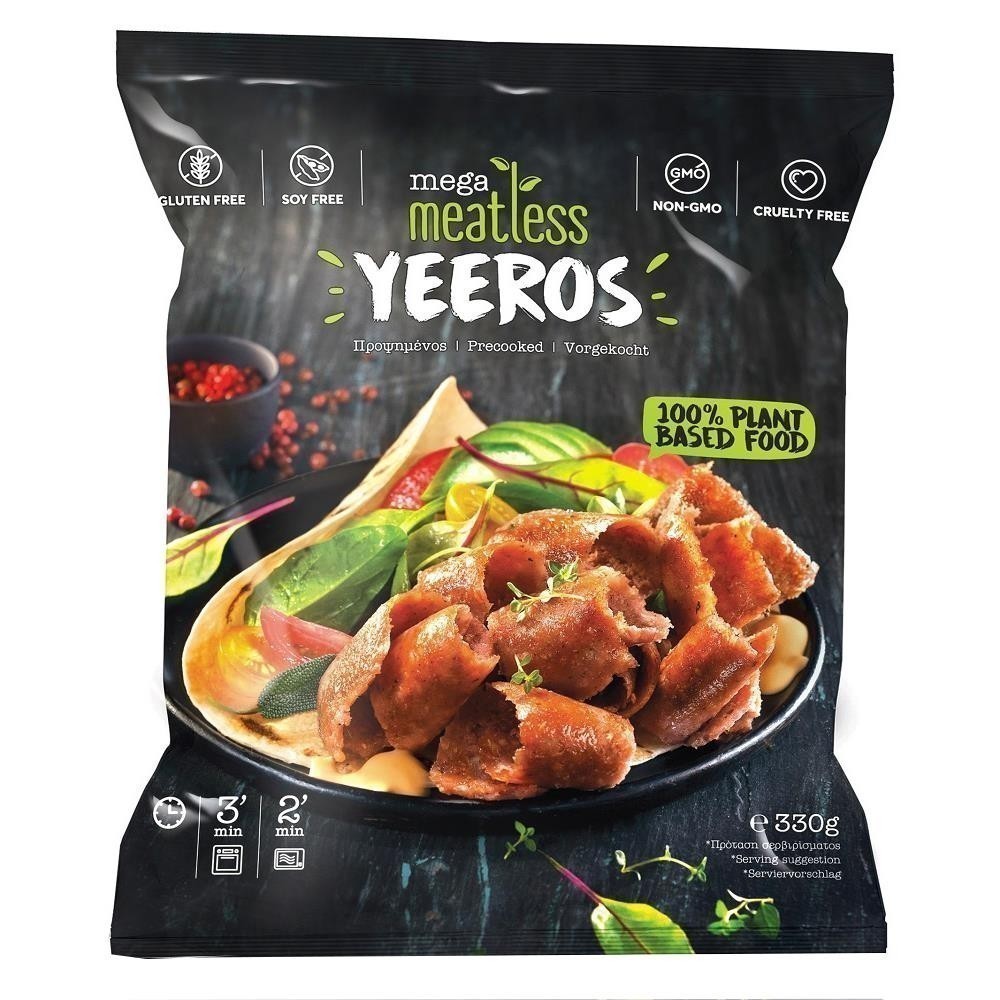 Mega Meatless Γύρος Προψυμένο Κατεψυγμένο 330g