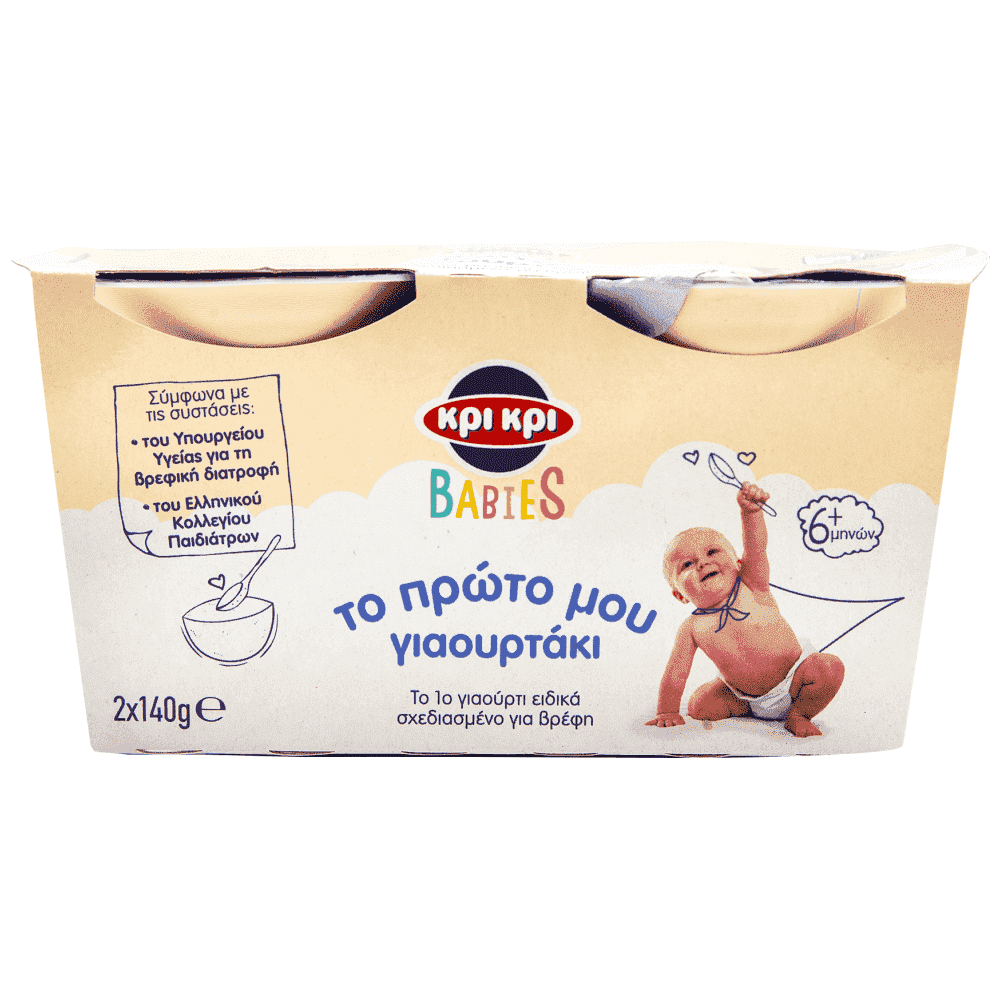 Κρι Κρι Babies Γιαούρτι Παιδικό 2x140gr