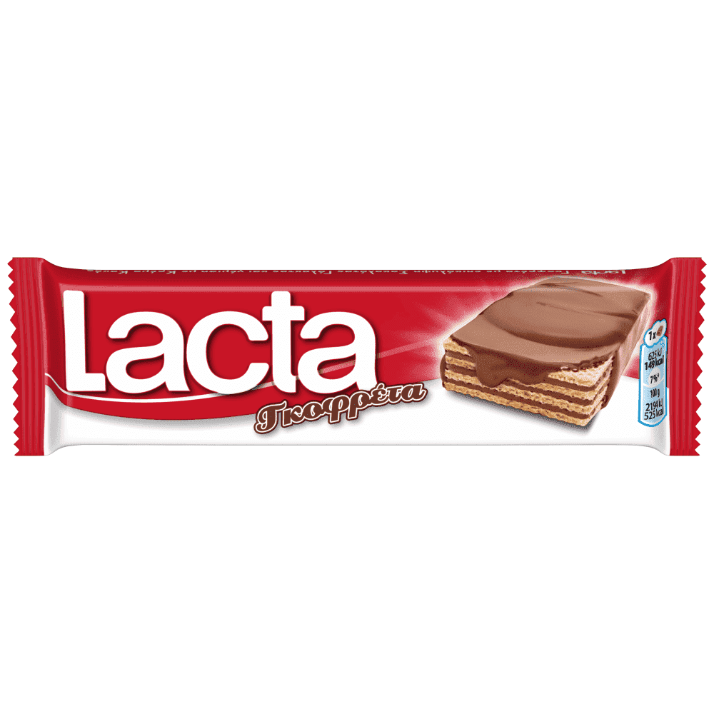 Lacta Γκοφρέτα Επικάλυψη Με Σοκολάτα 28.5gr 3τεμ