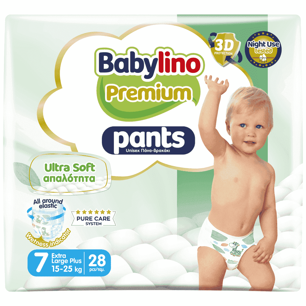 Babylino Premium Pants Xl Plus No 7 15-25kg 28τεμ