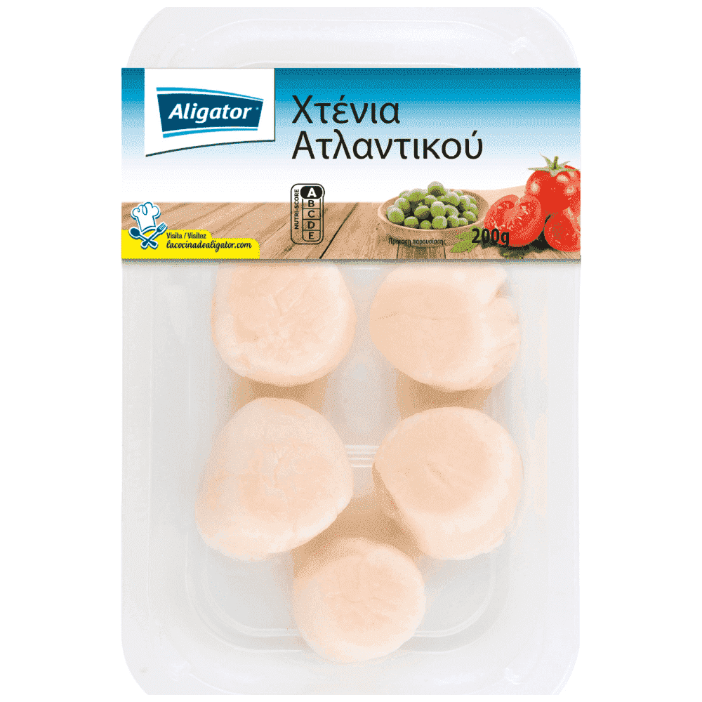 Aligator Χτένια Ατλαντικού Κατεψυγμένα 200gr