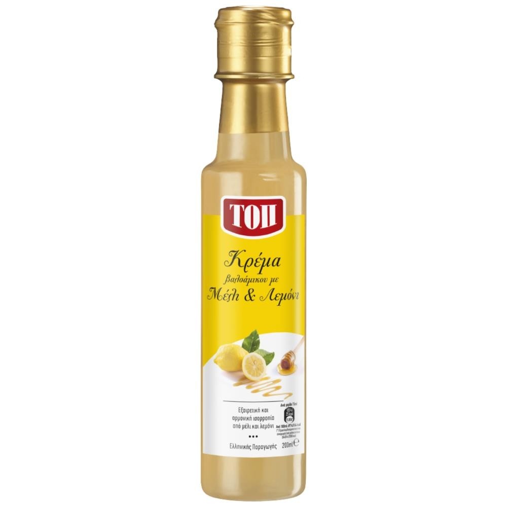 ΤΟΠ Ξίδι Κρέμα Βαλσαμικού Μέλι & Λέμόνι ΡΕΤ 200ml