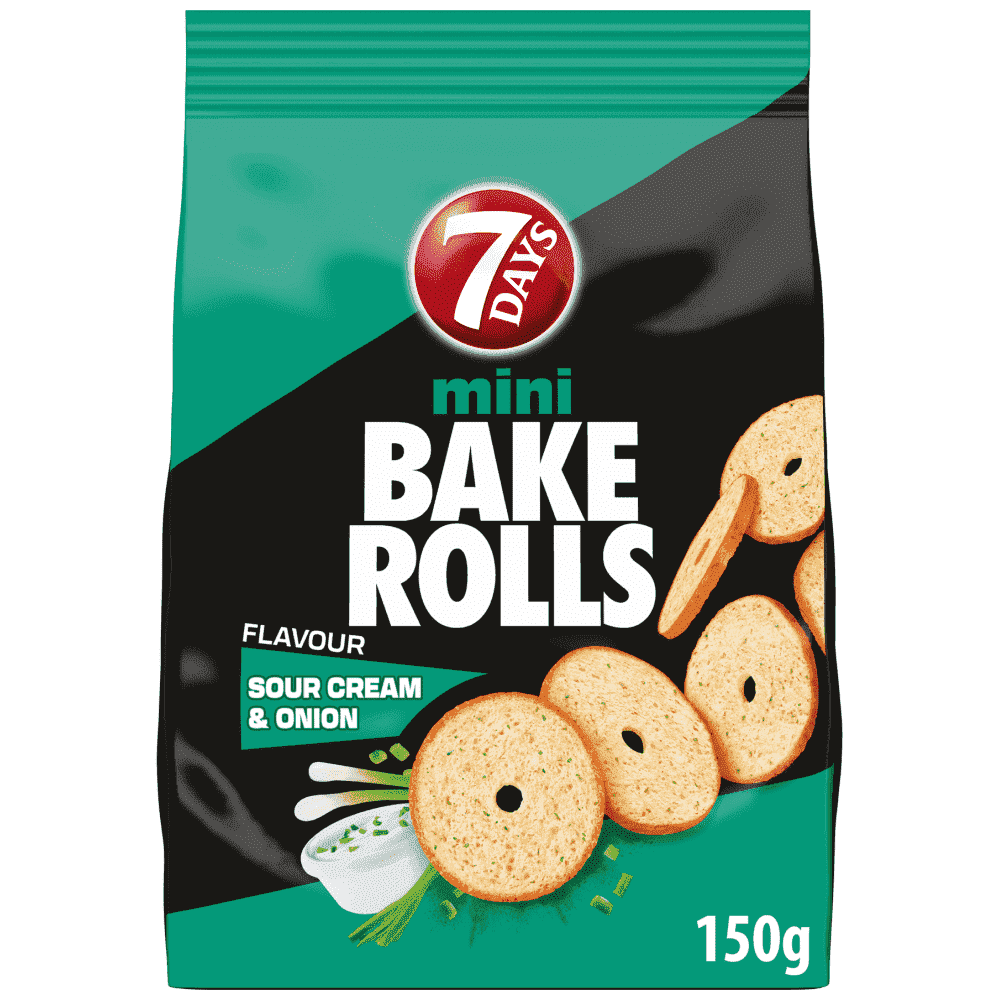 7 Days Bake Rolls Mini Sour Cream 150gr