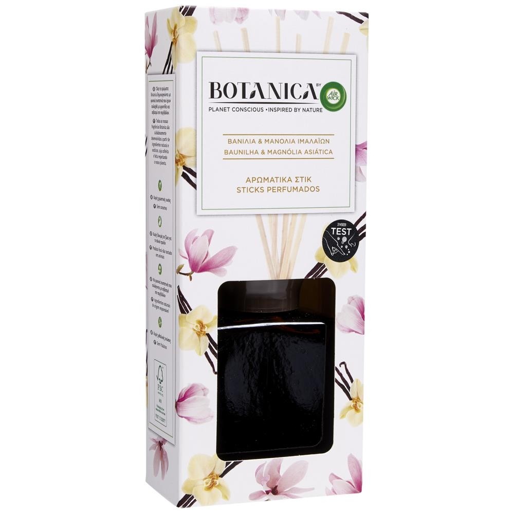 Botanica Αρωματικά Stick Βανίλια & Μανόλια Ιμαλαίων 80ml