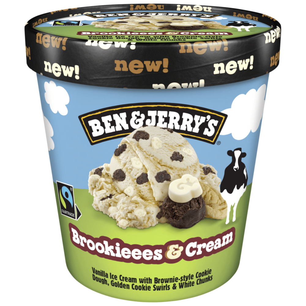 Ben & Jerry's Παγωτό Brookies & Cream 388gr 465ml