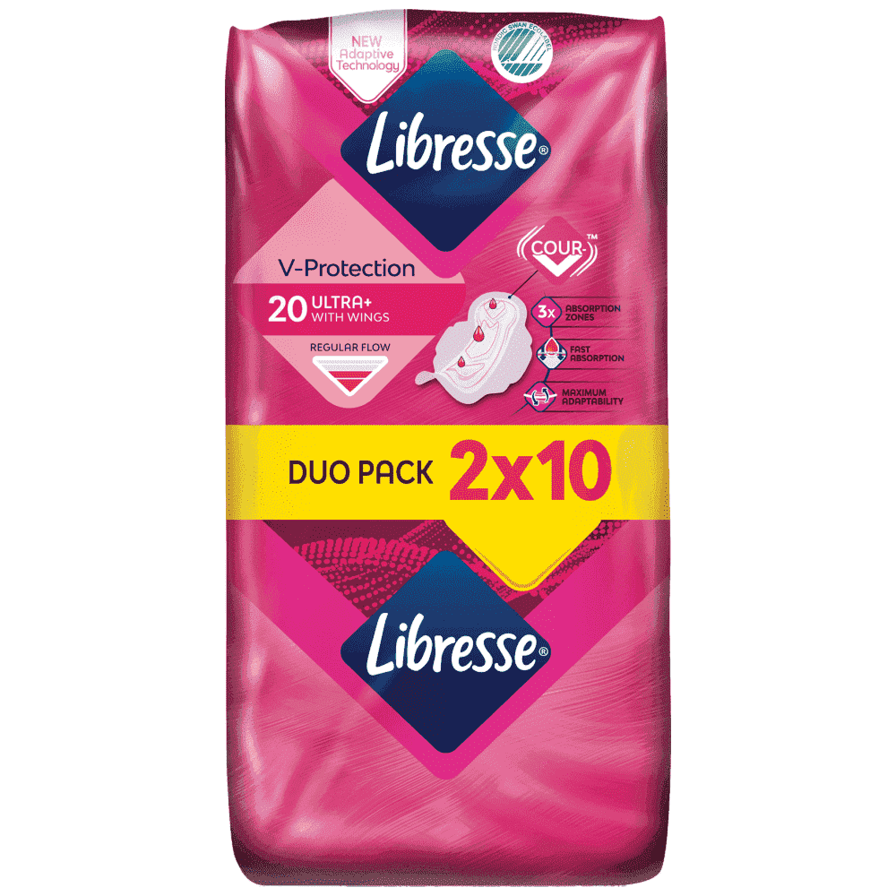 Libresse Σερβιέτες Ultra Regular Duo 20τεμ
