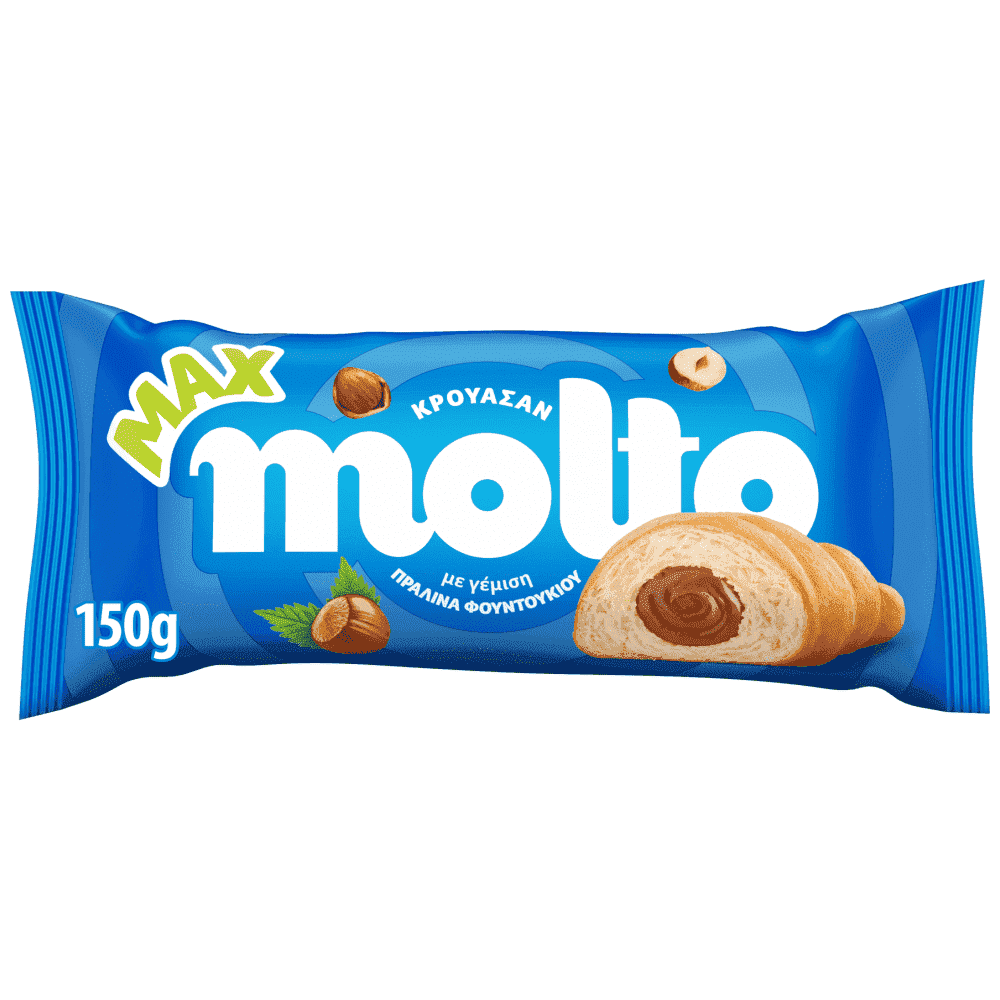 Molto Κρουασαν Max Πραλίνα Φουντούκι 150gr