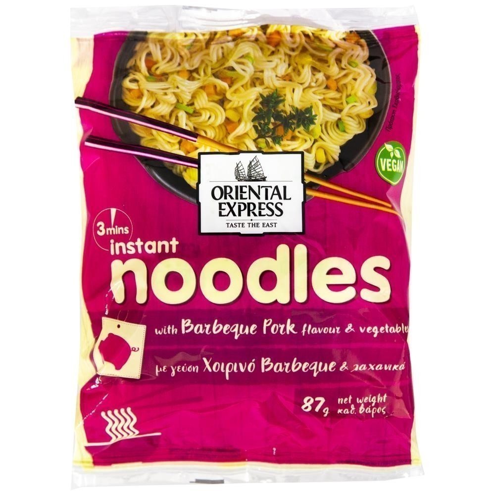 Oriental Express Νούντλς Χοιρινό BBQ 87gr