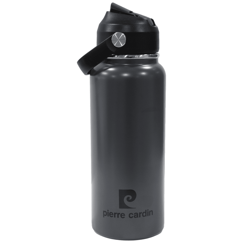 Pierre Cardin Θερμός Μπουκάλι Με Λαβή, Γκρί 800ml