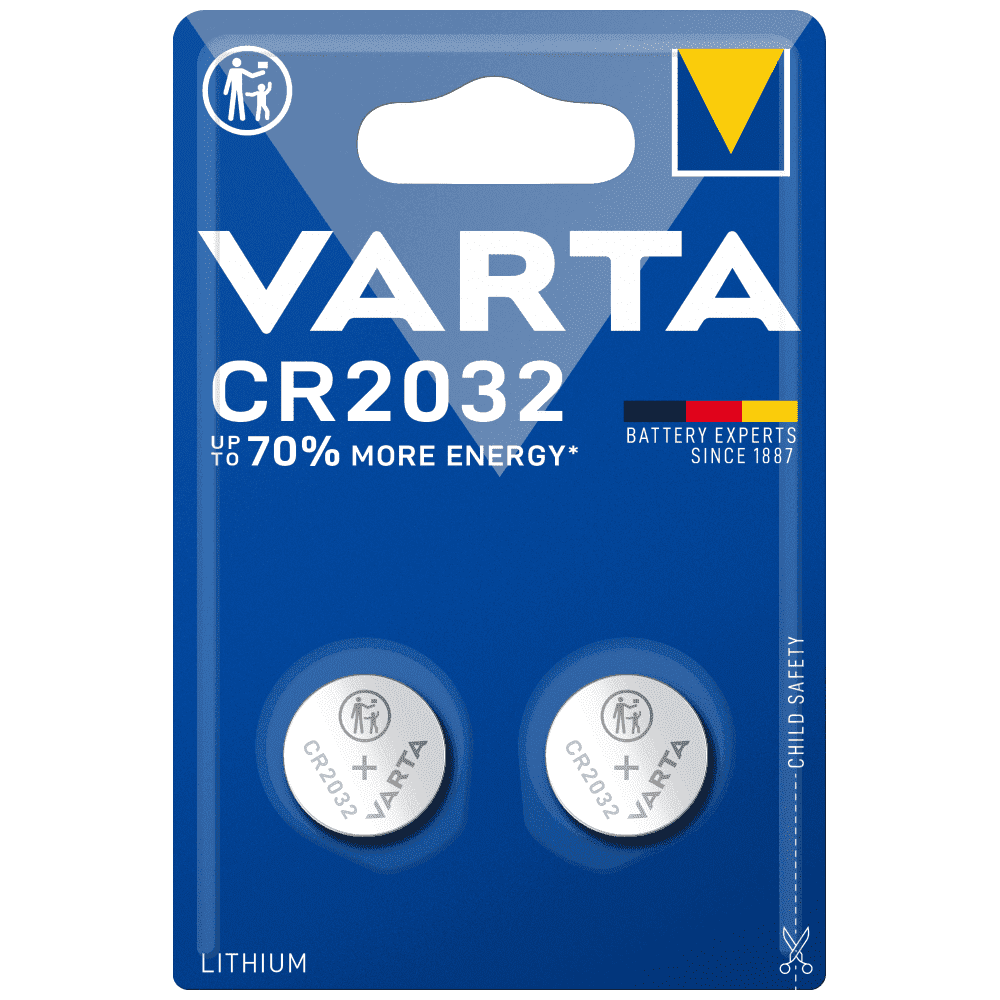 Varta Μπαταρίες CR2032 Συσκ. 2 τεμ