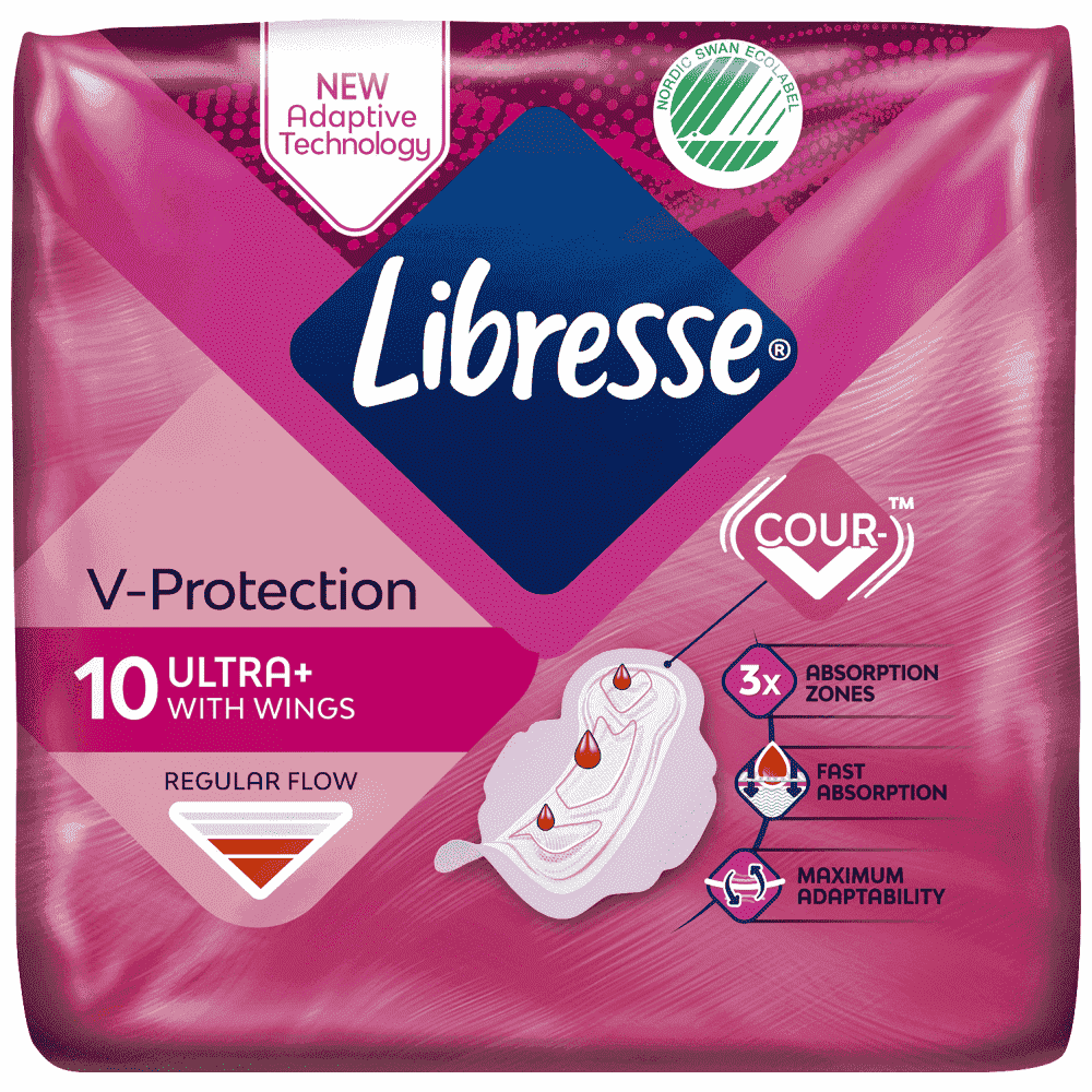 Libresse Σερβιέτες Ultra Regular 10τεμ.