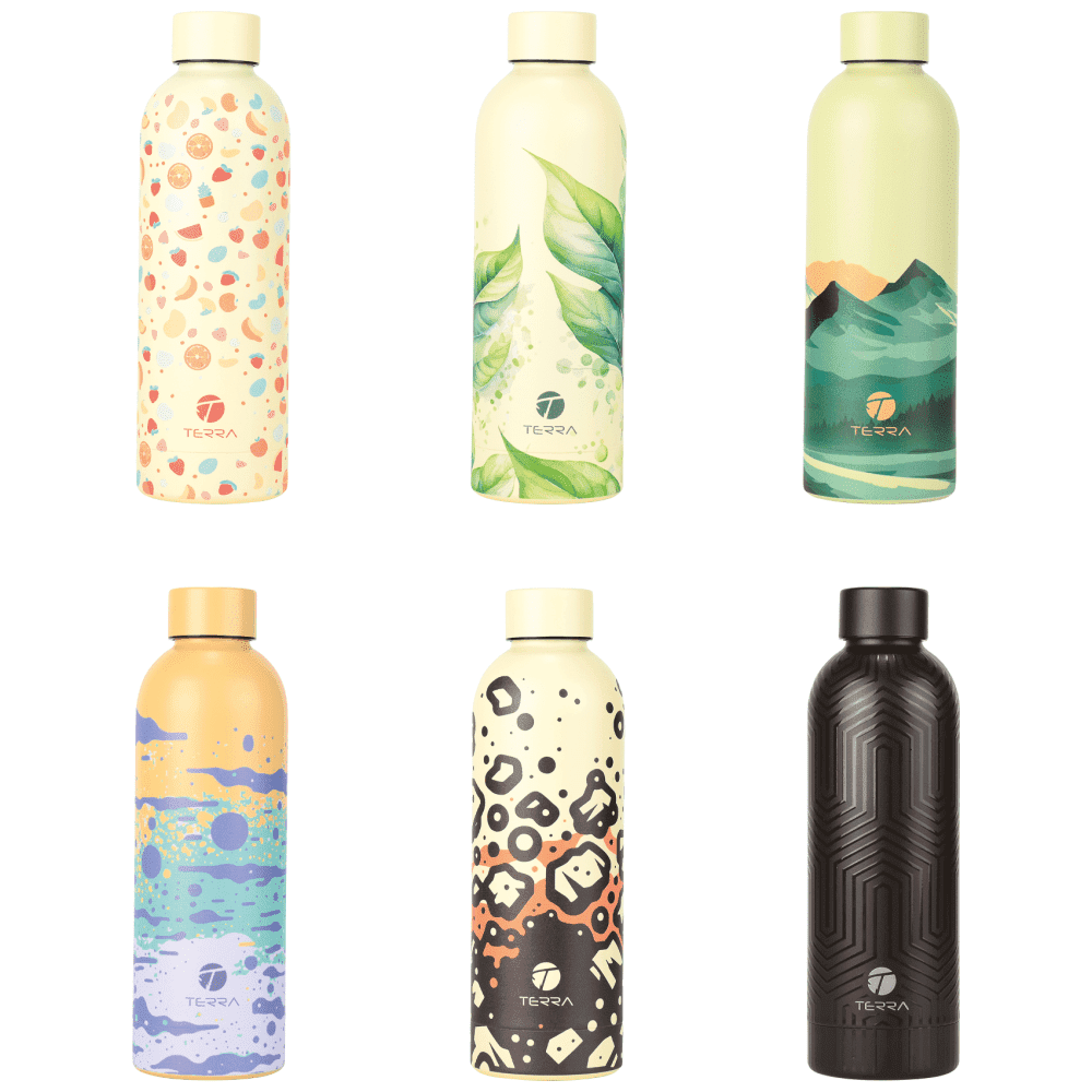 Terra Ισοθερμικό Μπουκάλι με Σχέδια 500ml