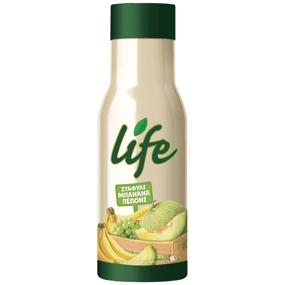 Life Πεπόνι Μπανάνα Σταφύλι Μπ. 1lt