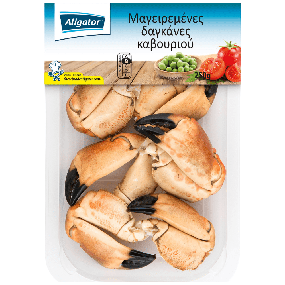 Aligator Μαγειρεμένες Δαγκάνες Καβουριού Κατεψυγμένες 250gr