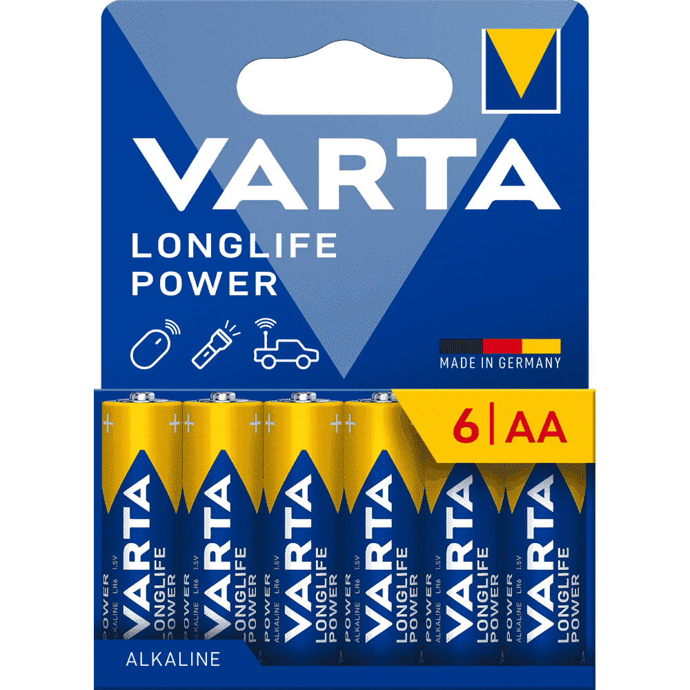 Varta Longlife Power Alkaline AA 6τεμ