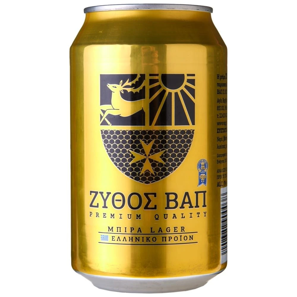 Ζύθος Βαπ Μπίρα Κουτί 330ml