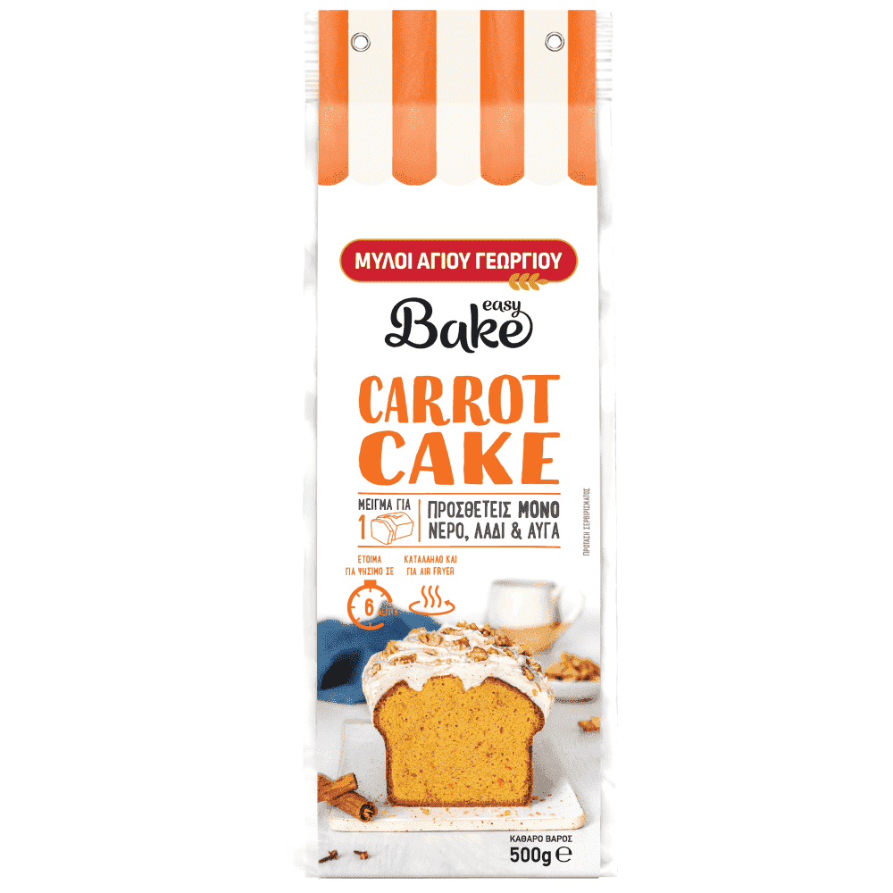 Easy Bake Μείγμα Για Carrot Cake 500gr