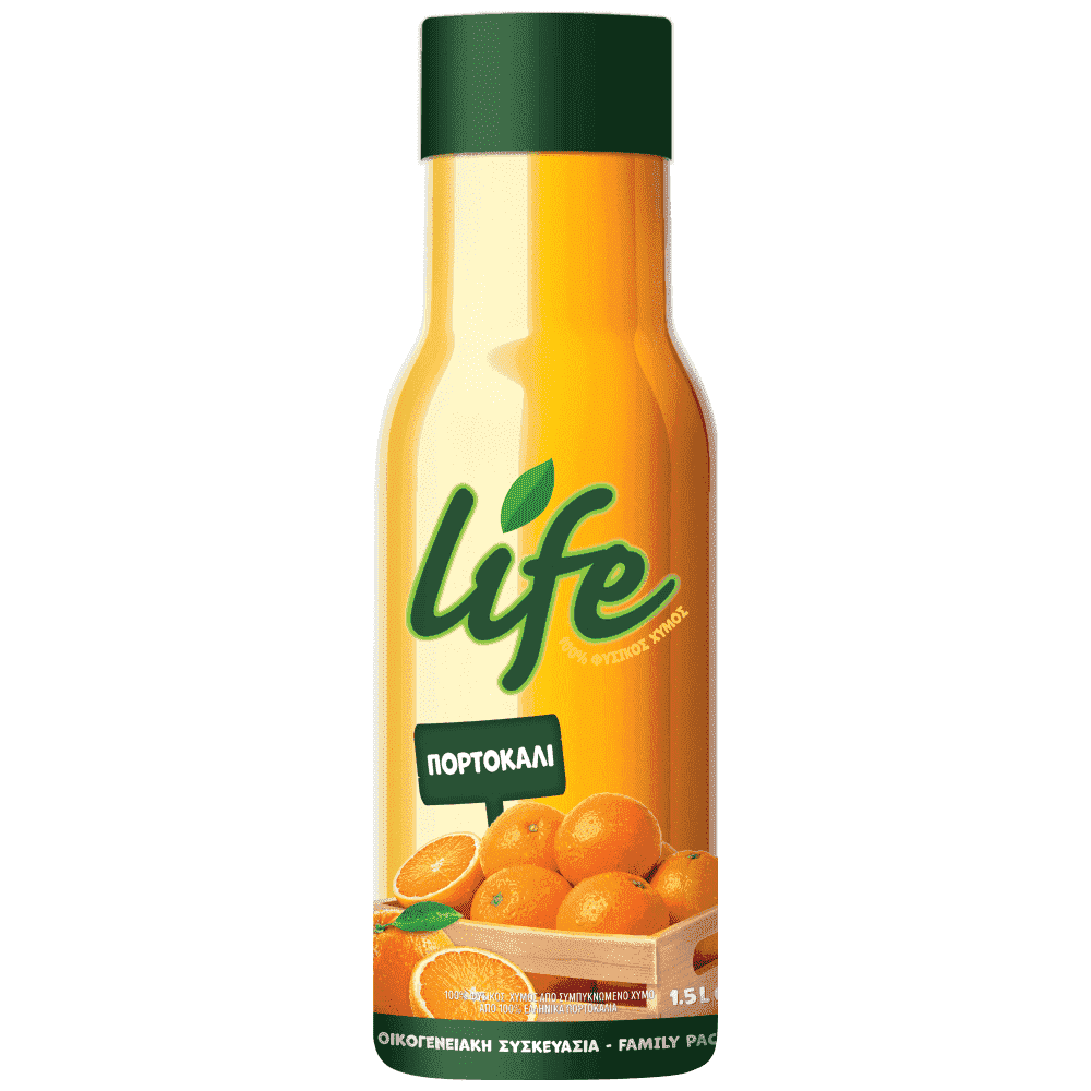 Life Χυμός Πορτοκάλι 1,5lt